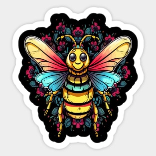 Bee Smiling Sticker